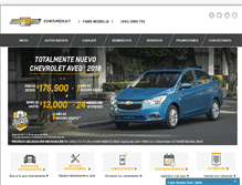 Tablet Screenshot of famechevrolet.com.mx